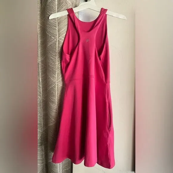 Athleta Conscious Dress Salvia Pink Sport Pocket Sleeveless Sz XSP - Picture 3 of 8